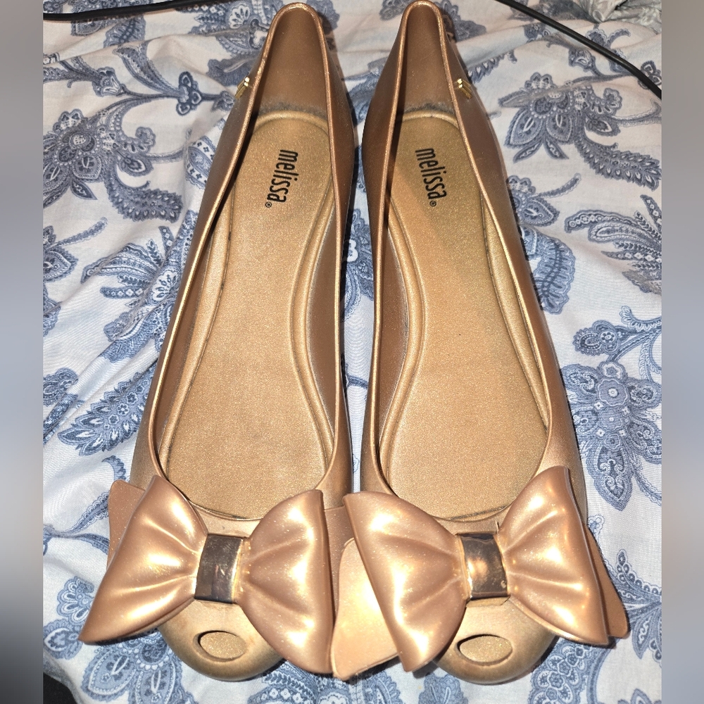 Melissa Women’s UltraSweet Girl XIV, Sz 9 Gold